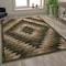 Flash Furniture Green 6' x 9' Diamond Patterned Area Rug OKR-RG1106-69-GN-GG - alternate 7